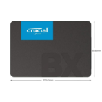 هارد داخلي Crucial BX500 SSD 480GB - أداء عالي SATA III 2.5 بوصة - رقم القطعة BX500