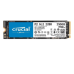 هارد داخلي Crucial P2 250GB PCIe 3.0 NVMe M.2 2280 SSD - أداء عالي - رقم القطعة CT250P2SSD8