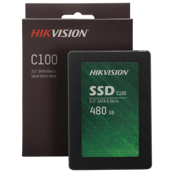 هارد داخلي Hikvision HS-SSD C100 480GB - أداء عالي SATA III 6Gbs - رقم القطعة HS-SSD-C100480G