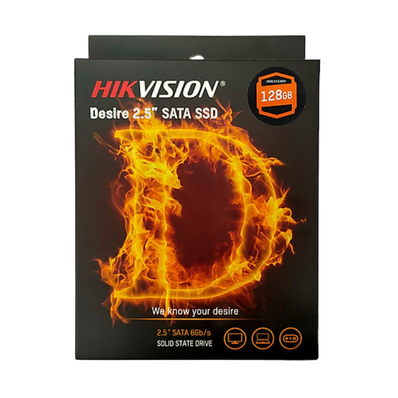 هارد داخلي Hikvision HS-SSD Desire S 128GB - أداء عالي SATA III 6Gbs - رقم القطعة HS-SSD-Desire S 128GB