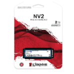 هارد داخلي M.2 SSD NVMe 2TB Kingston NV2 - PCIe 4.0 - أداء عالي - رقم القطعة SNV2S2000G