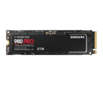 هارد داخلي Samsung 980 Pro PCIe 4.0 NVMe M.2 2280 - 2TB - أداء عالي - رقم القطعة MZ-V8P2T0BW