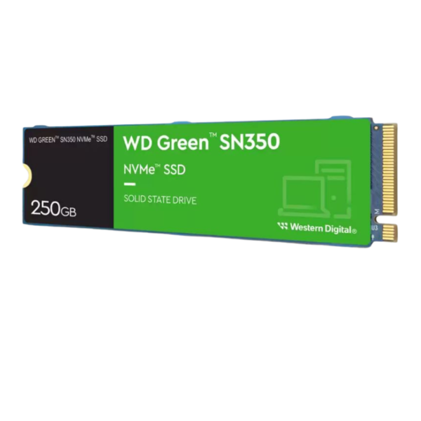 هارد داخلي WD Green SN350 NVMe PCIe 3.0 x4 SSD 250GB M.2 2280 - أداء عالي - رقم القطعة WDS250G2G0C