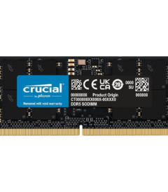 رامات 16 جيجا كروشال - DDR5 - سرعة قراءة 4800MHz - رقم القطعة CT16G48C40S5