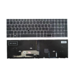 كيبورد HP L28407-001 - أصلي - متوافق مع ZBook 15 G5 و ZBook 17 G5 و ZBook 15 G6 و ZBook 17 G6 - موديل L28407-001 - بـ إضاءة خلفية