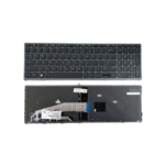كيبورد HP 841681-001 أصلي - متوافق مع HP ZBook Studio G3 و G4 - بإضاءة مدمجة