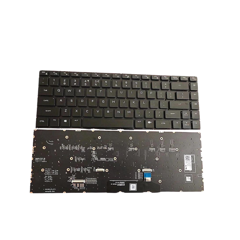 كيبورد Dell 4D36H عربي - مضيئة RGB - متوافقة مع Dell Alienware m15 R3 2020 و m15 R4 2020 و m15 R2 - لون أسود