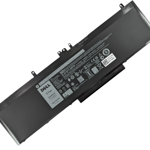 بطارية Dell WJ5R2 أصلية متوافقة مع Precision 3510 وLatitude E5570 - سعة 84 واط/ساعة