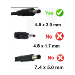 ⁦شاحن اسوس / ام اس اي أصلي 150 واط - 20V 7.5A - Type 4.5x3.0mm - Genuine Asus / MSI Charger - رقم القطعة A18-150P1A⁩ - الصورة ⁦3⁩