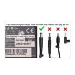 ⁦شاحن لاب توب اتش بي - Compatible HP Charger 18.5V 3.5A 65W - سوكيت 7.4x5.0 - رقم القطعة ED494AA⁩ - الصورة ⁦4⁩