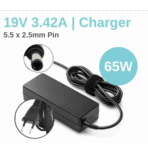 ⁦شاحن توشيبا متوافق 65 واط - 19V 3.42A - Type 5.5x2.5mm - Compatible Toshiba Charger - رقم القطعة PA3714U-1ACA⁩ - الصورة ⁦3⁩