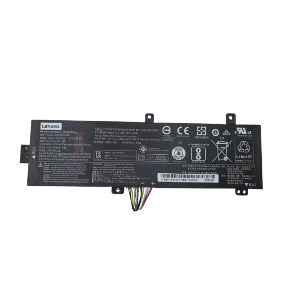 بطارية Lenovo L15L2PB4 أصلية متوافقة مع IdeaPad 110 - سعة 30 واط/ساعة