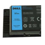 ⁦بطارية Dell FJJ4W أصلية متوافقة مع Precision M4600 وM4700 وM4800 وM6600 وM6700 وM6800 - سعة 97 واط/ساعة⁩ - الصورة ⁦2⁩