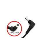 ⁦شاحن اسوس متوافق 40 واط - 19V 2.1A - Type 5.5x2.5mm - Compatible Asus Charger - رقم القطعة ADP-40KD BB⁩ - الصورة ⁦3⁩