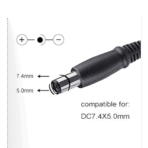 ⁦شاحن اتش بي أصلي 120 واط - 18.5V 6.5A - Type 7.4x5.0mm - Original HP Charger - رقم القطعة PA-1121-42HN⁩ - الصورة ⁦3⁩