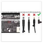 ⁦شاحن لاب توب اتش بي 45W – HP 19.5V 2.31A Blue Tip – رقم القطعة HSTNN-LA40⁩ - الصورة ⁦3⁩