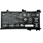 بطارية HP TE04XL أصلية متوافقة مع Omen 15-AX200 وPavilion 15-BC200 - سعة 63.3 واط/ساعة
