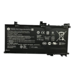 بطارية HP TE03XL أصلية متوافقة مع Pavilion 15-BC000 وOmen 15-AX000 - سعة 61.6 واط/ساعة