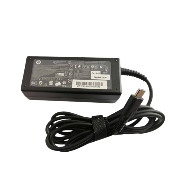 شاحن HP USB-C 65W –X7W50AA  – Power Delivery لشحن سريع