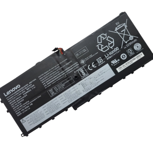 بطارية Lenovo 00HW028 أصلية - متوافقة مع ThinkPad X1 Carbon وX1 Yoga - سعة 52 واط/ساعة