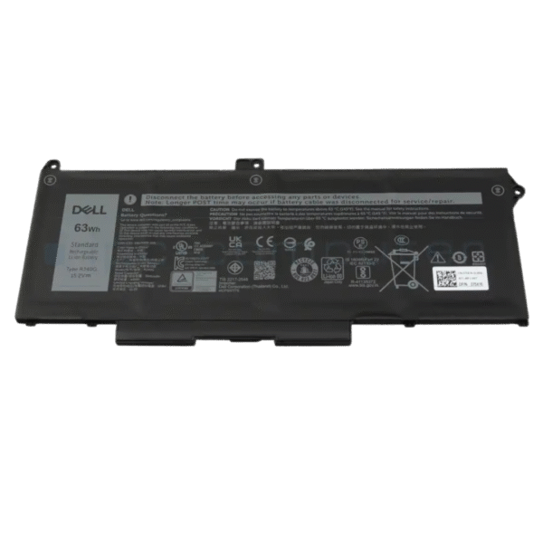 بطارية Dell RJ40G أصلية متوافقة مع Latitude 14 5420 و15 5520 وPrecision 15 3560 - سعة 63 واط/ساعة