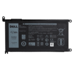 بطارية Dell WDX0R أصلية متوافقة مع Inspiron 13 و14 و15 و17 وLatitude 3189 و3390 وVostro 14 و15 - سعة 42 واط/ساعة