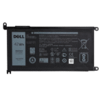 بطارية Dell WDX0R أصلية متوافقة مع Inspiron 13 و14 و15 و17 وLatitude 3189 و3390 وVostro 14 و15 - سعة 42 واط/ساعة