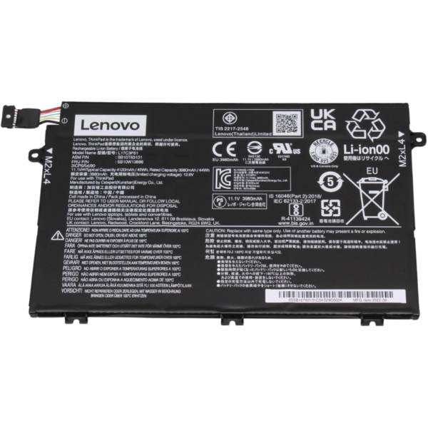 بطارية Lenovo L17M3P52 لموديلات ThinkPad E14 و E15 و E480 و E485 و E41-50 و E41-55