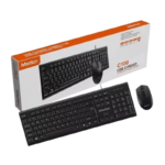 مجموعة لوحة مفاتيح وماوس سلكية من Meetion - USB - لون أسود-الموديل: Meetion C100