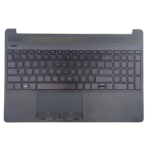 هاوسينج كيبورد لاب توب HP متوافق مع موديلات 15-dw، 15T-DW، 15Z-GW، 250 G8، 255 G8، 256 G8. يشمل ما حول الكيبورد. رقم القطعة L94454-001