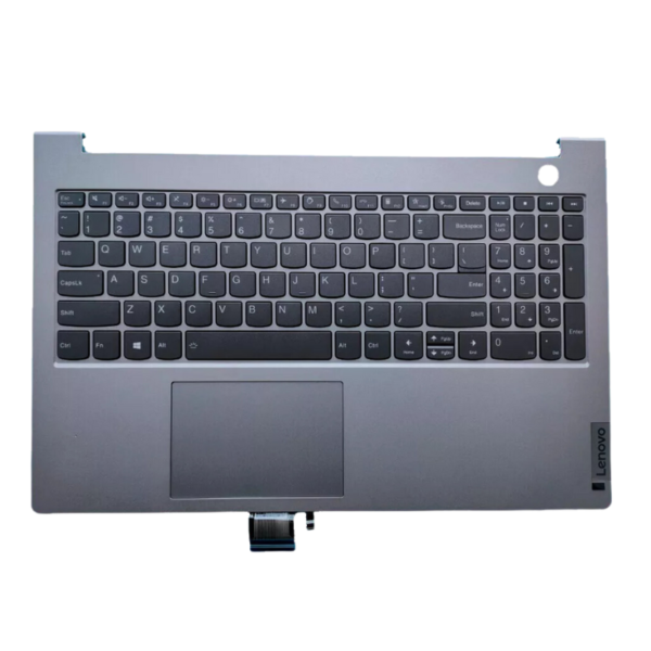 هاوسينج كيبورد لاب توب لينوفو أصلي - متوافق مع Lenovo ThinkBook 15 G2 G3 ITL ACL - الجزء C الكيبورد وما حولها - فضي - بالم ريست - رقم القطعة 5CB1C88617