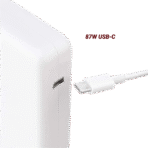 ⁦شاحن MacBook Apple USB-C أصلي 87 واط (MN973LL/A)⁩ - الصورة ⁦2⁩