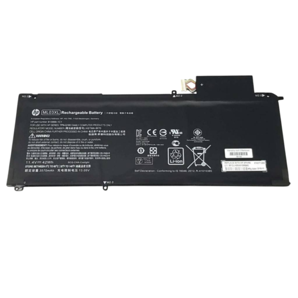 بطارية HP ML03XL أصلية 42Wh لأجهزة HP Spectre x2 12-inch