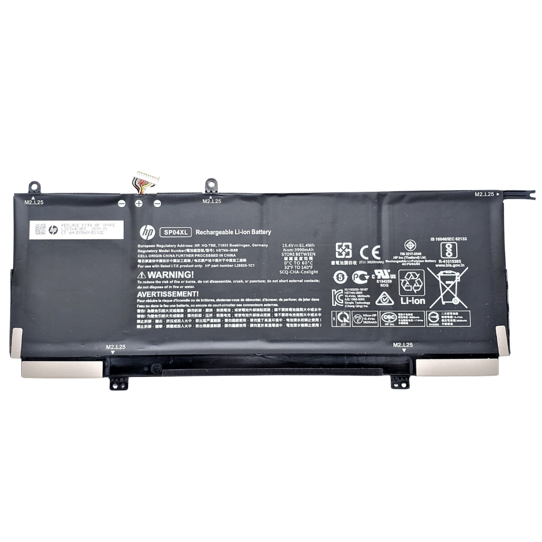 HP SP04XL battery بطارية HP SP04XL أصلية 61.4Wh متوافقة مع أجهزة HP Spectre x360 13-AP / 13T-AP - الصورة 1