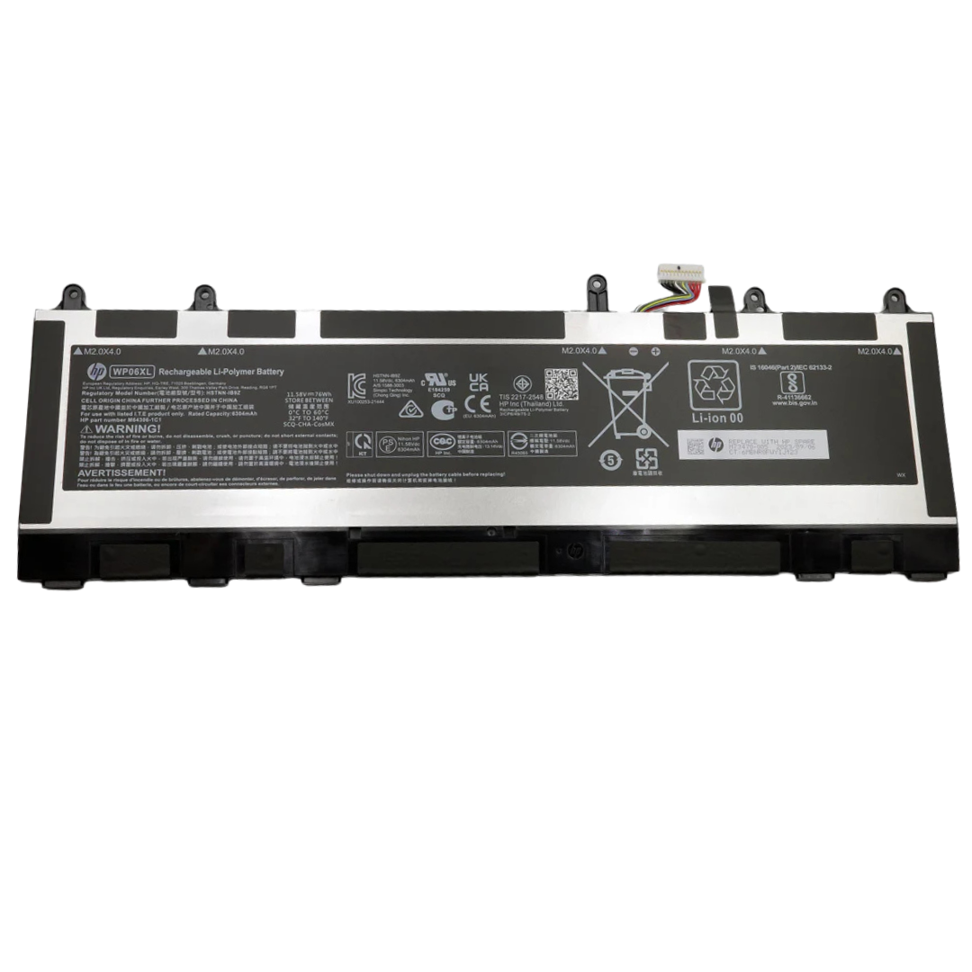 HP WP06XL battery (2) بطارية HP WP06XL أصلية 76Wh لأجهزة EliteBook 860 / 865 و ZBook Firefly 16 - الصورة 1