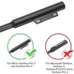 شاحن Microsoft Surface اصلي 65 واط – 15V 4A – Surface Pro 3 4 5 6 وSurface Go وLaptop 1 2 – Model 1800 - الصورة 2