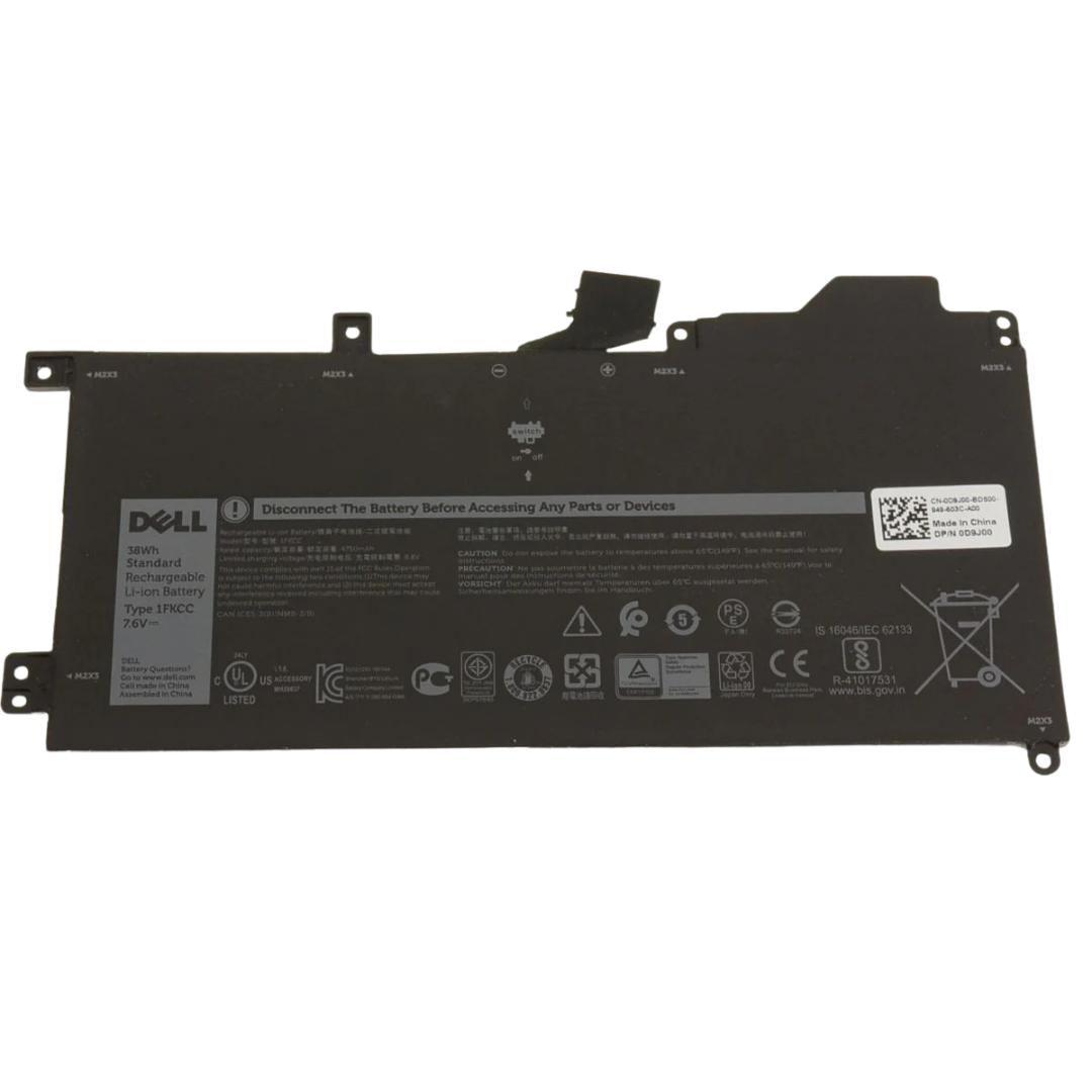 DELL 1FKCC battery بطارية Dell اصلية 1FKCC 38Wh – 7.6V 2 خلايا – Latitude 7200 7210 5295 2-in-1 - الصورة 1