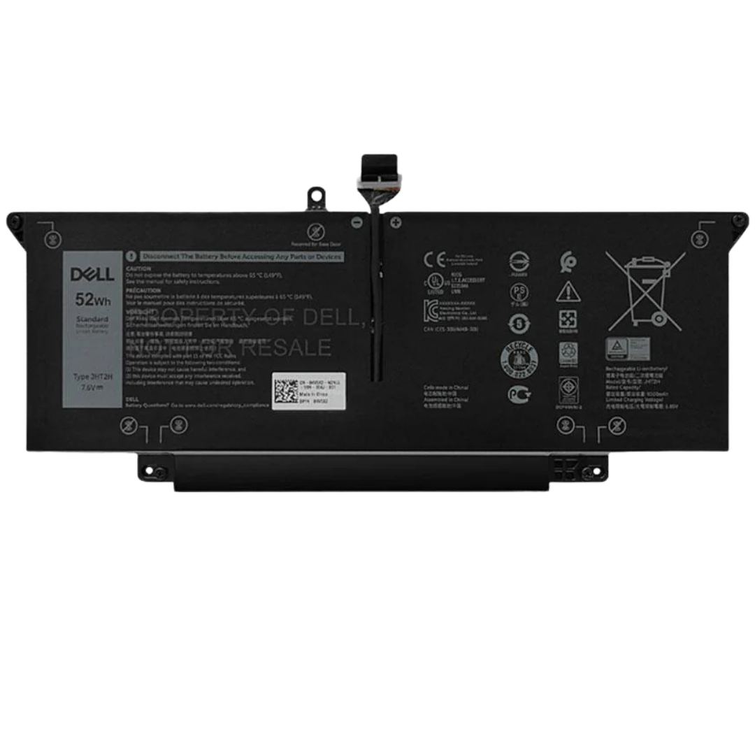 DELL JHT2H battery بطارية Dell اصلية JHT2H 52Wh – 7.6V 4 خلايا – Dell Latitude 7310 7410 Chromebook Enterprise - الصورة 1